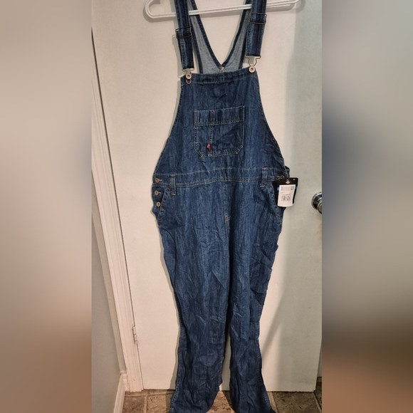 Dickies Women's Blue Denim Overalls Relaxed Fit Sz.XL NWT - Picture 4 of 11